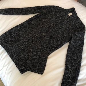 XXS JCrew black and white cotton sweater.